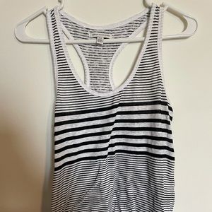 Black & White Striped Tank Top